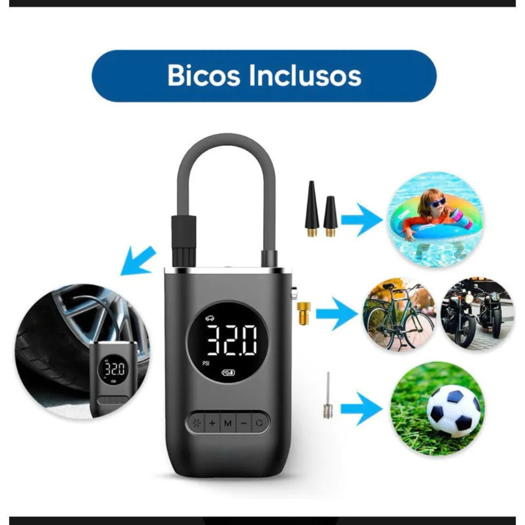Compressor De Ar Elétrico Portátil