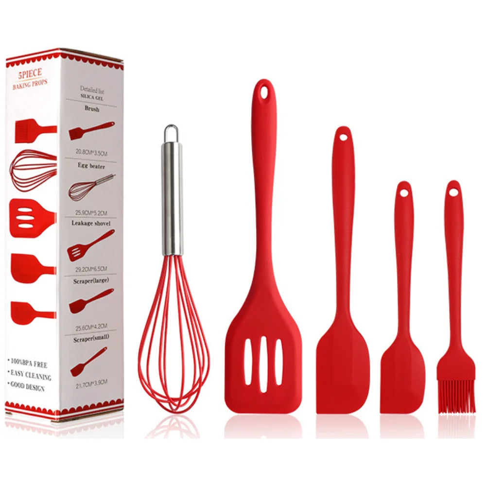 Kit 5 utensílios para cozinha