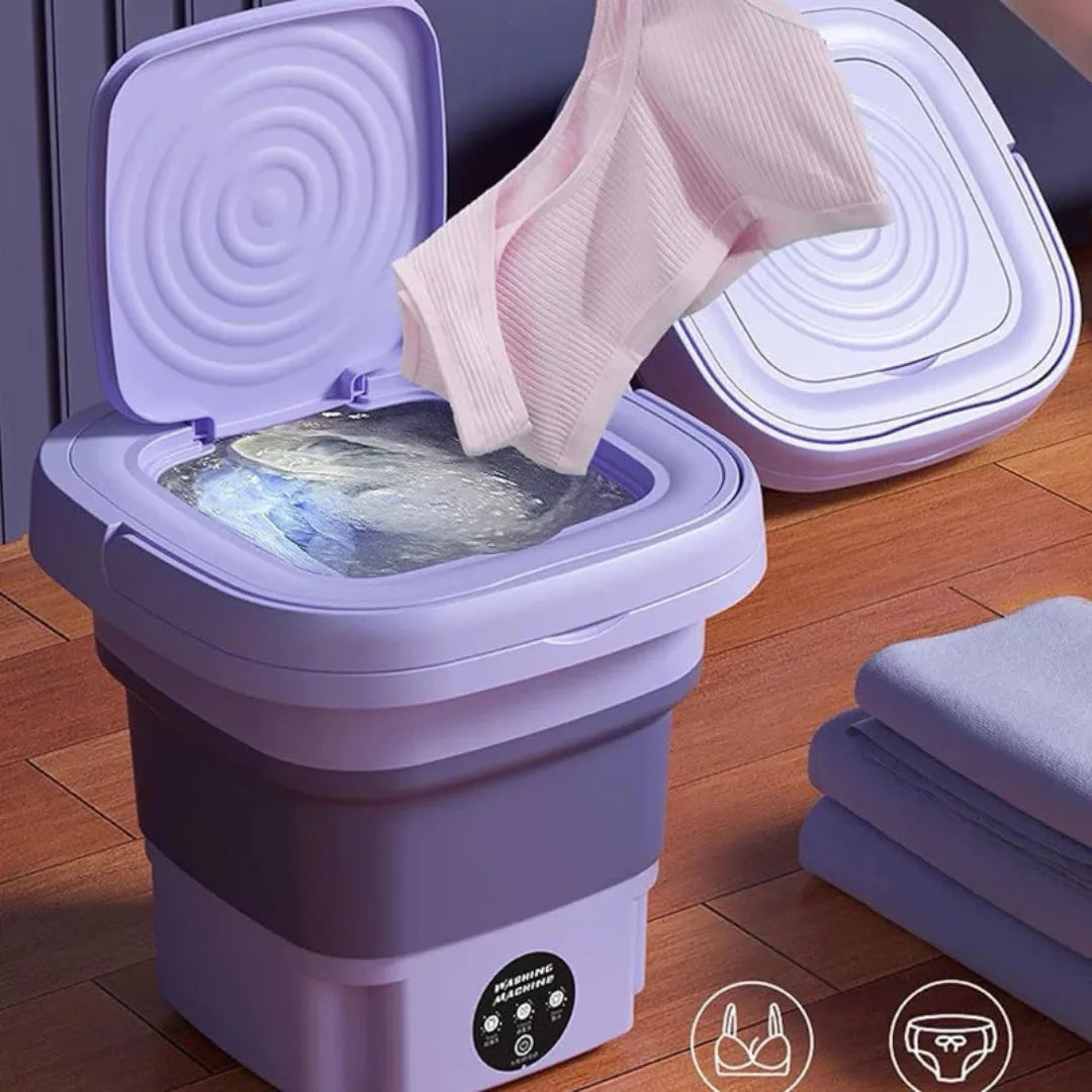 Mini Máquina de Lavar Portátil